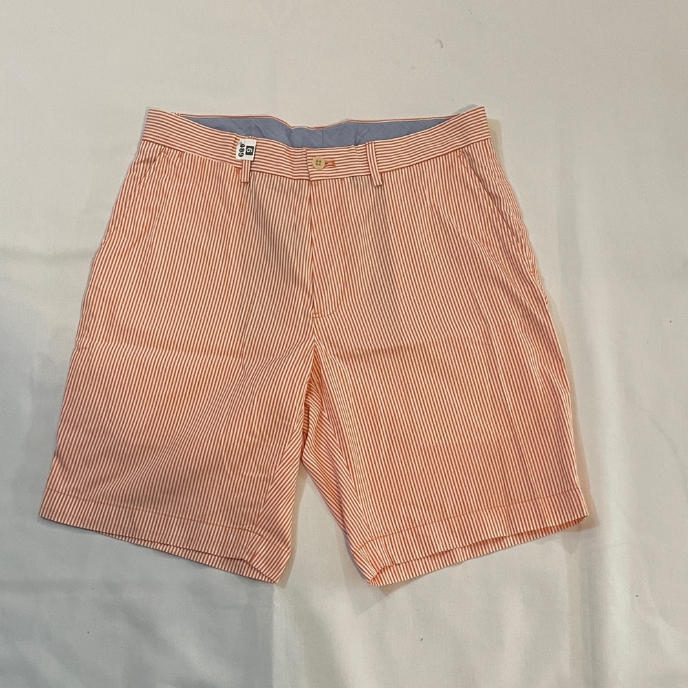 Polo golf Classic Orange Striped Men's Shorts
